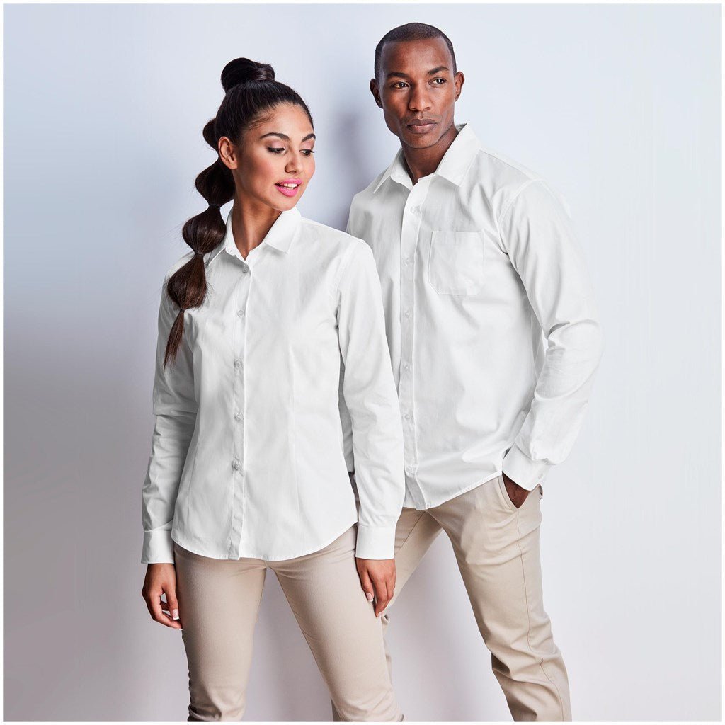 Mens Long Sleeve Milano Shirt - Brand your company Logo! Get a quote - Promo Lingo