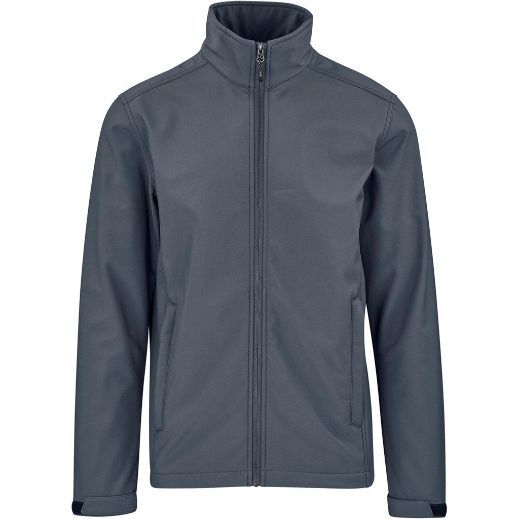 Mens Maxson Softshell Jacket - Grey - Brand your company Logo! Get a quote - Promo Lingo