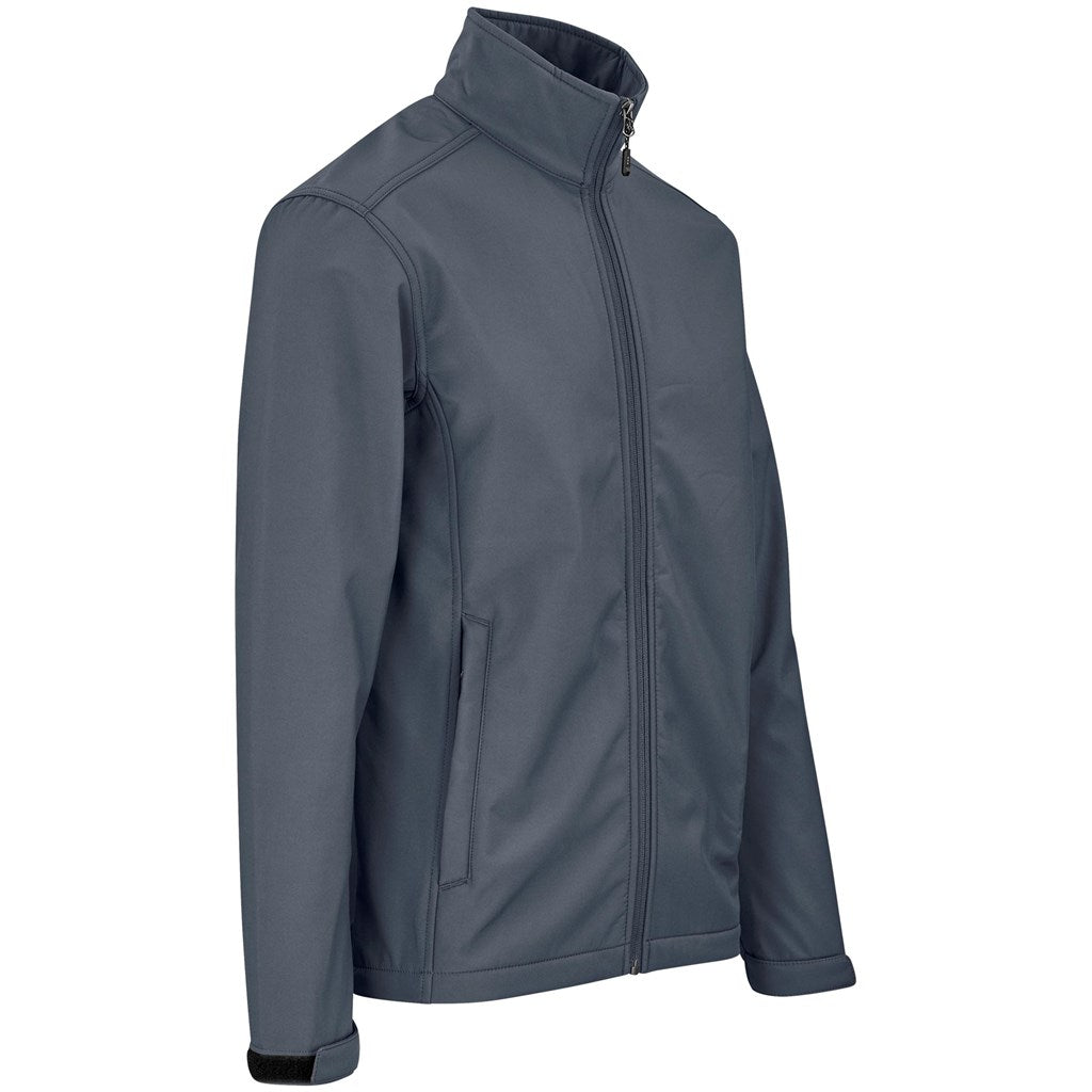 Mens Maxson Softshell Jacket - Grey - Brand your company Logo! Get a quote - Promo Lingo
