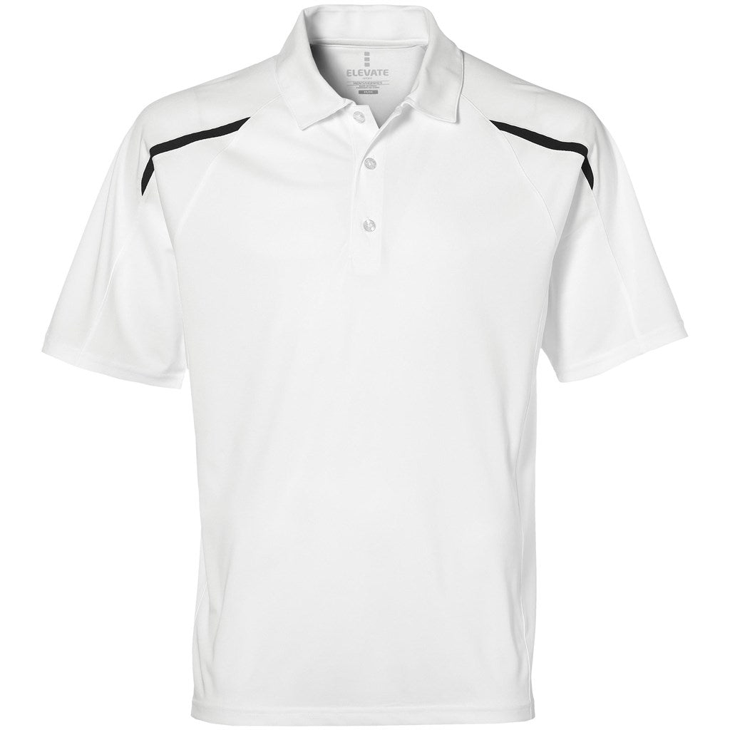 Mens Nyos Golf Shirt - White - Brand your company Logo! Get a quote - Promo Lingo