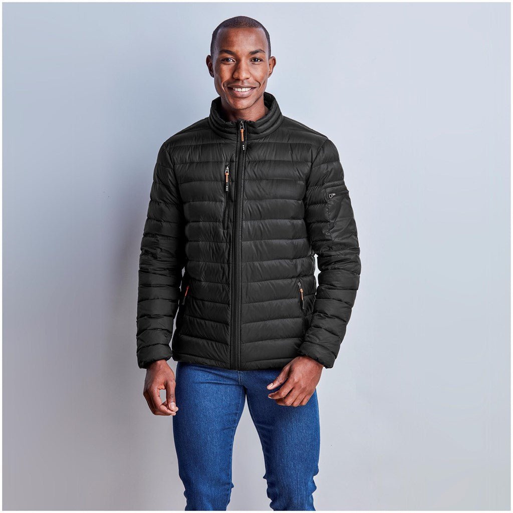Mens Scotia Light Down Jacket - Black - Brand your company Logo! Get a quote - Promo Lingo