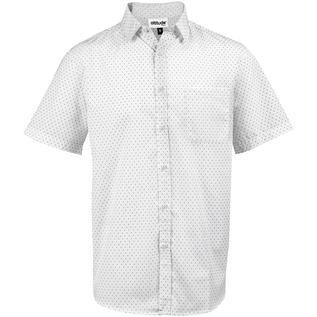 Mens Short Sleeve Duke Shirt - White - Brand your company Logo! Get a quote - Promo Lingo