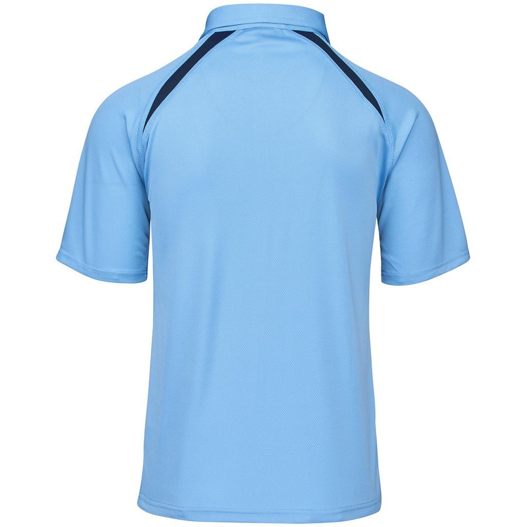 Mens Splice Golf Shirt - Light Blue - Brand your company Logo! Get a quote - Promo Lingo