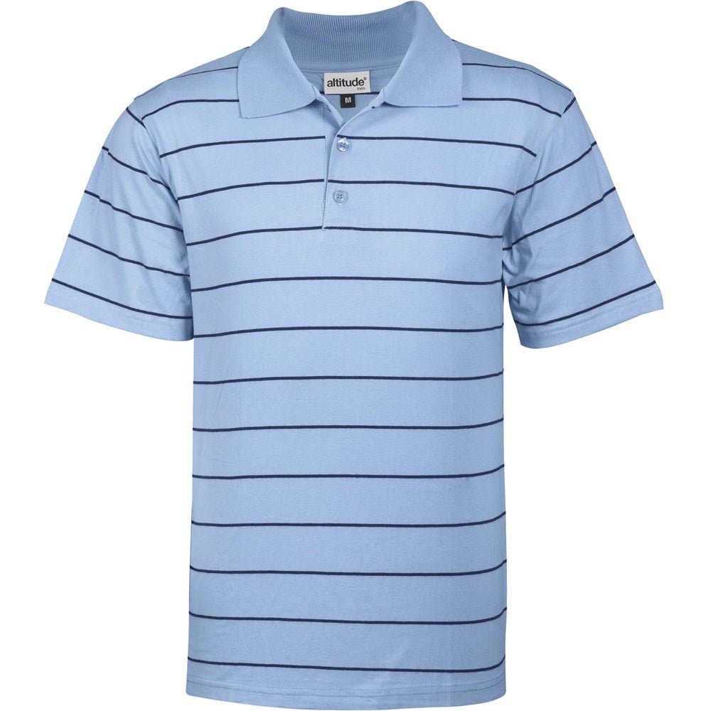 Mens Stinger Golf Shirt - Sky Blue - Brand your company Logo! Get a quote - Promo Lingo