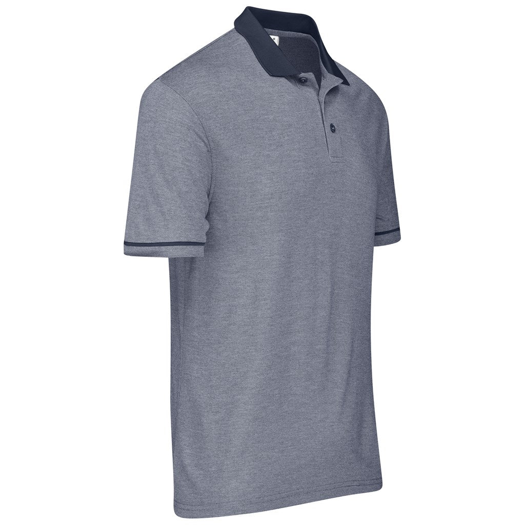 Mens Verge Golf Shirt - Blue - Brand your company Logo! Get a quote - Promo Lingo