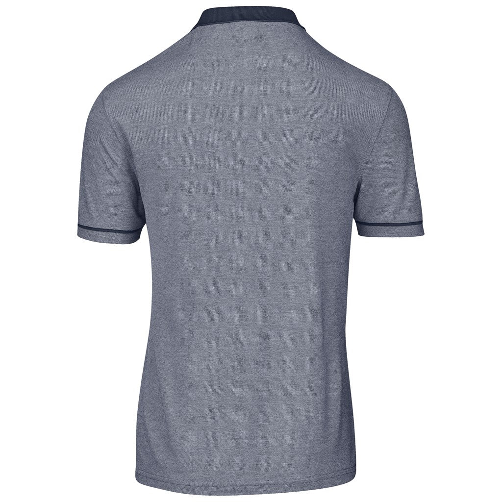 Mens Verge Golf Shirt - Blue - Brand your company Logo! Get a quote - Promo Lingo