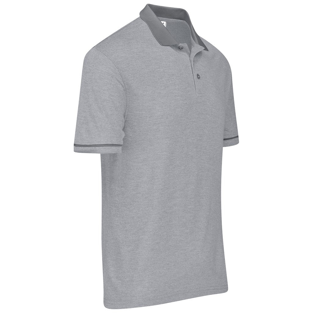 Mens Verge Golf Shirt - Light Grey - Brand your company Logo! Get a quote - Promo Lingo