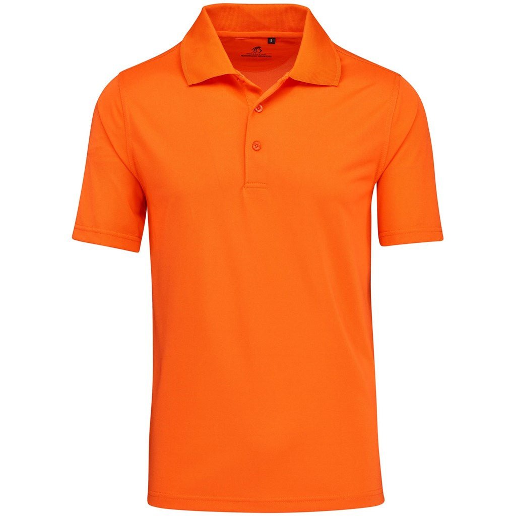 Mens Wynn Golf Shirt - Orange - Brand your company Logo! Get a quote - Promo Lingo