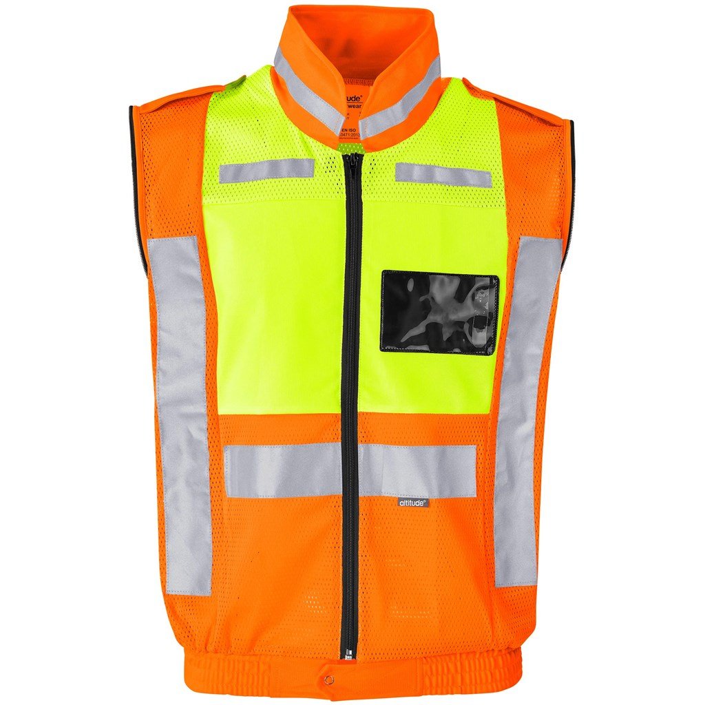 Metro Two - Tone Hi - Viz Reflective Zip - Off Jacket - Brand your company Logo! Get a quote - Promo Lingo