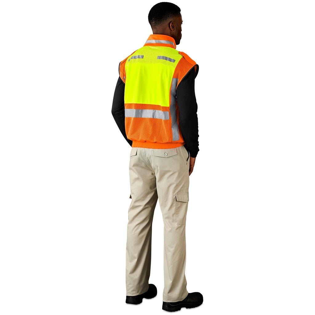 Metro Two - Tone Hi - Viz Reflective Zip - Off Jacket - Brand your company Logo! Get a quote - Promo Lingo