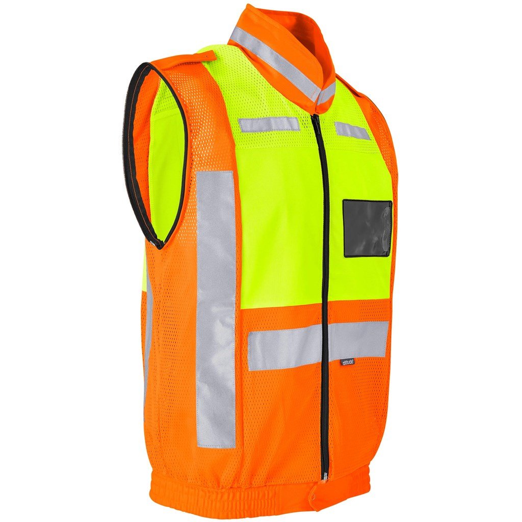 Metro Two - Tone Hi - Viz Reflective Zip - Off Jacket - Brand your company Logo! Get a quote - Promo Lingo