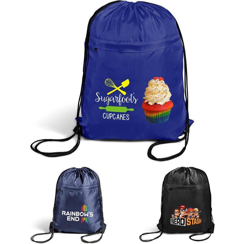 Northstar 210D Drawstring Bag - Brand your company Logo! Get a quote - Promo Lingo