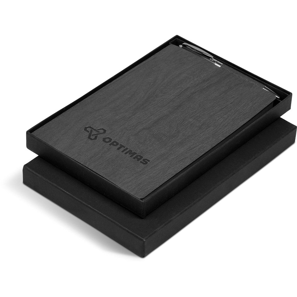 Oakridge Soft Cover Notebook & Pen Set - Brand your company Logo! Get a quote - Promo Lingo