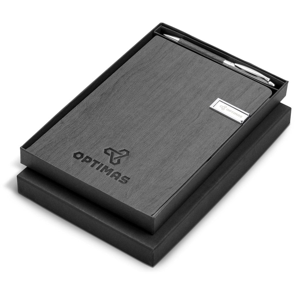 Oakridge USB Notebook & Pen Set - 8GB - Brand your company Logo! Get a quote - Promo Lingo