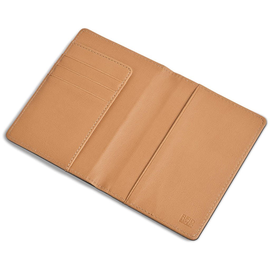 Okiyo Bouken Cork Passport Holder with RFID Protection - Brand your company Logo! Get a quote - Promo Lingo