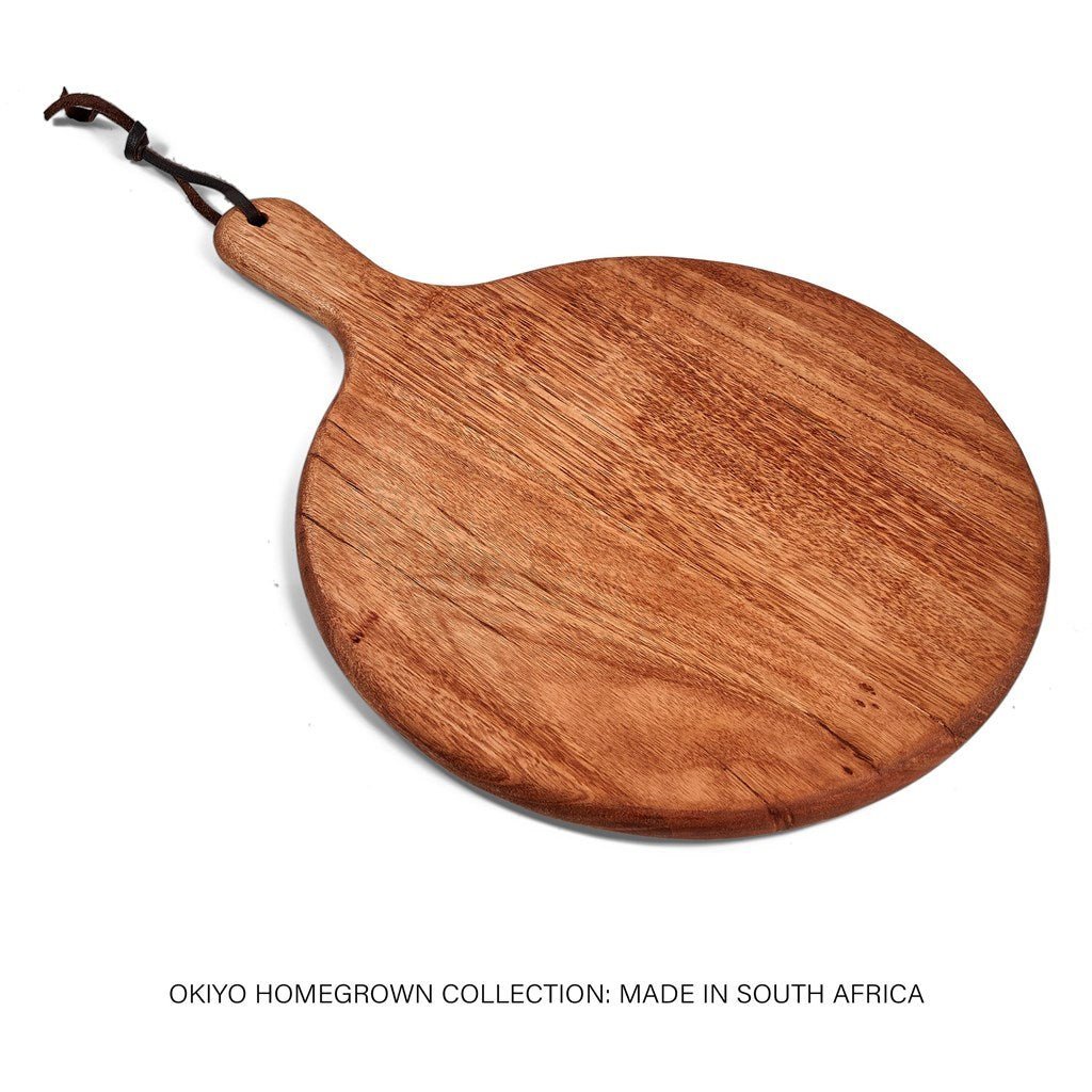 Okiyo Homegrown Round Hardwood Paddle Board - Brand your company Logo! Get a quote - Promo Lingo