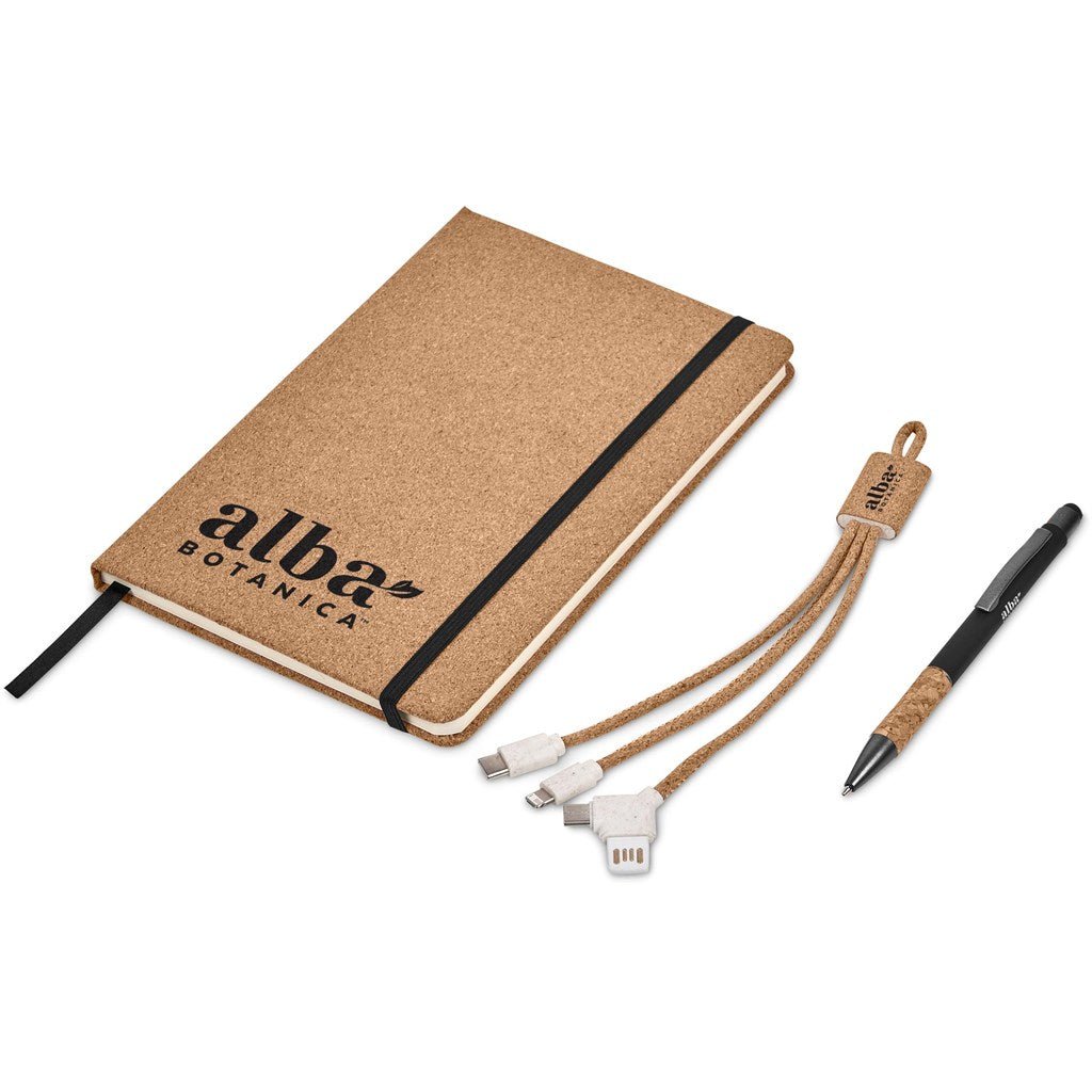 Okiyo Ikeda Gift Set: Stylish Notebook and Accessories - Brand your company Logo! Get a quote - Promo Lingo
