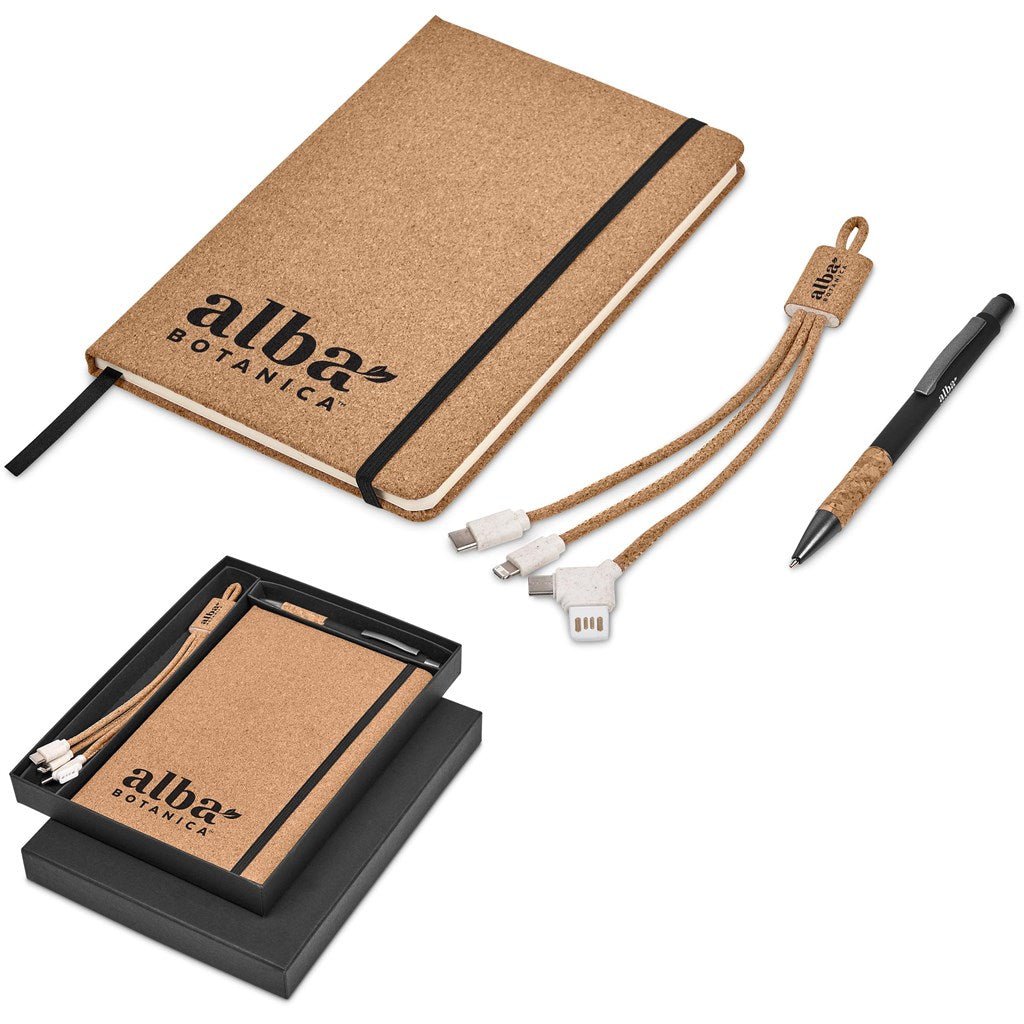 Okiyo Ikeda Gift Set: Stylish Notebook and Accessories - Brand your company Logo! Get a quote - Promo Lingo
