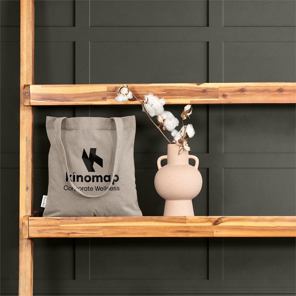 Okiyo Kyanbasu Recycled Canvas Shopper for Eco - Friendly Style - Brand your company Logo! Get a quote - Promo Lingo