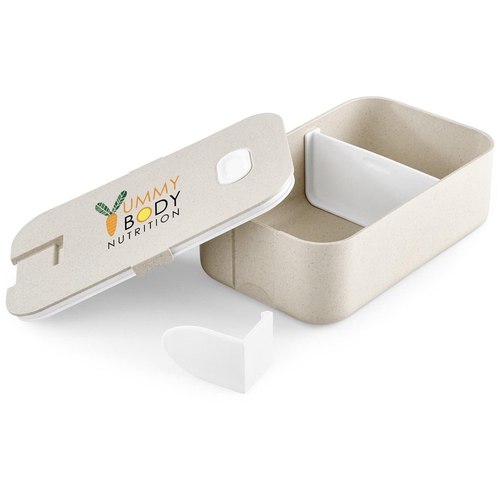 Okiyo Machi Wheat Straw Lunch Box - Eco - Friendly Choice - Brand your company Logo! Get a quote - Promo Lingo