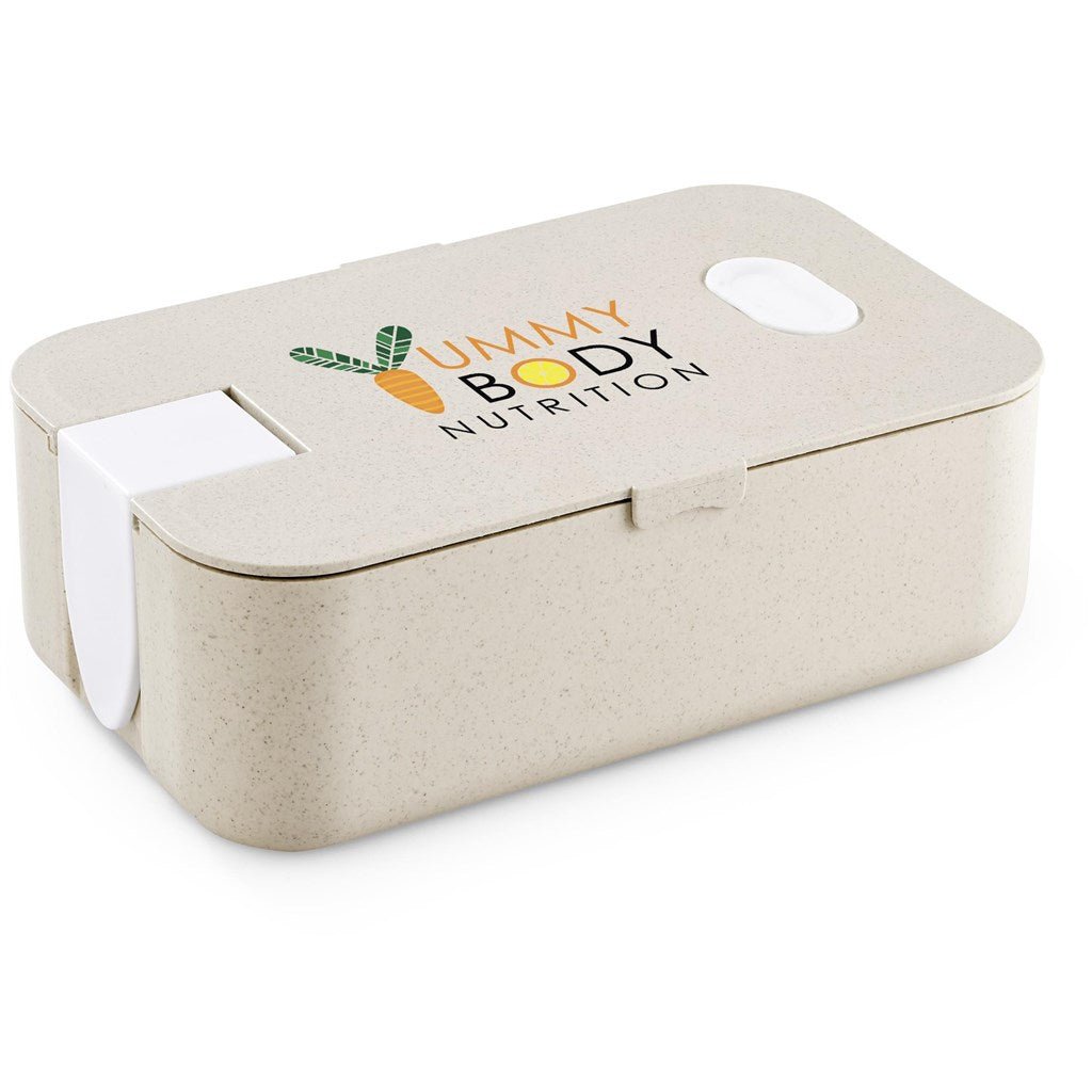 Okiyo Machi Wheat Straw Lunch Box - Eco - Friendly Choice - Brand your company Logo! Get a quote - Promo Lingo