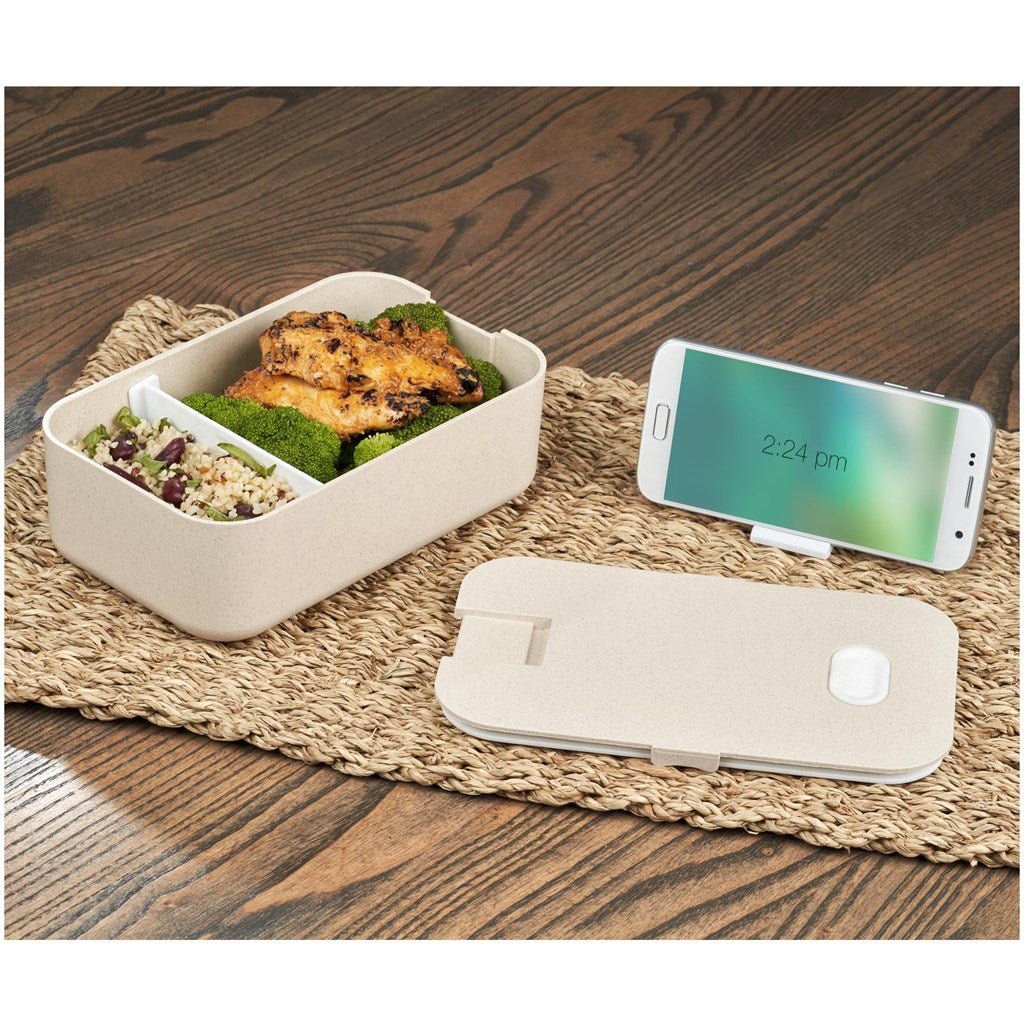 Okiyo Machi Wheat Straw Lunch Box - Eco - Friendly Choice - Brand your company Logo! Get a quote - Promo Lingo