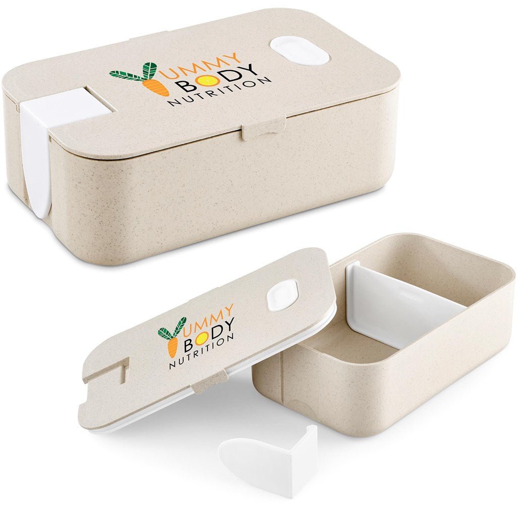 Okiyo Machi Wheat Straw Lunch Box - Eco - Friendly Choice - Brand your company Logo! Get a quote - Promo Lingo