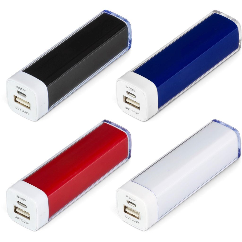 Omega Power Bank - 2,200mAh - Brand your company Logo! Get a quote - Promo Lingo