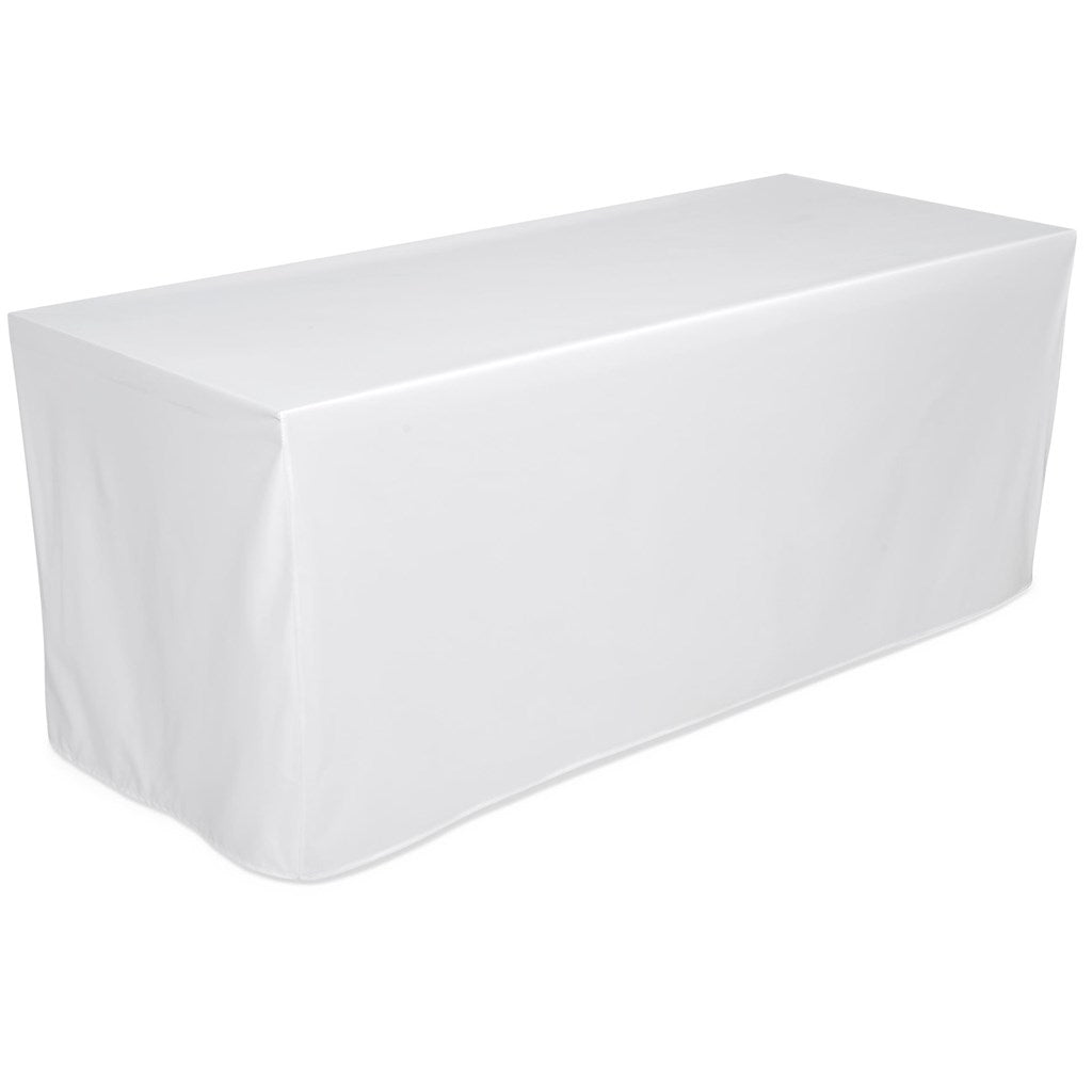 Ovation Fabric Slip Over Table Cloth - Brand your company Logo! Get a quote - Promo Lingo