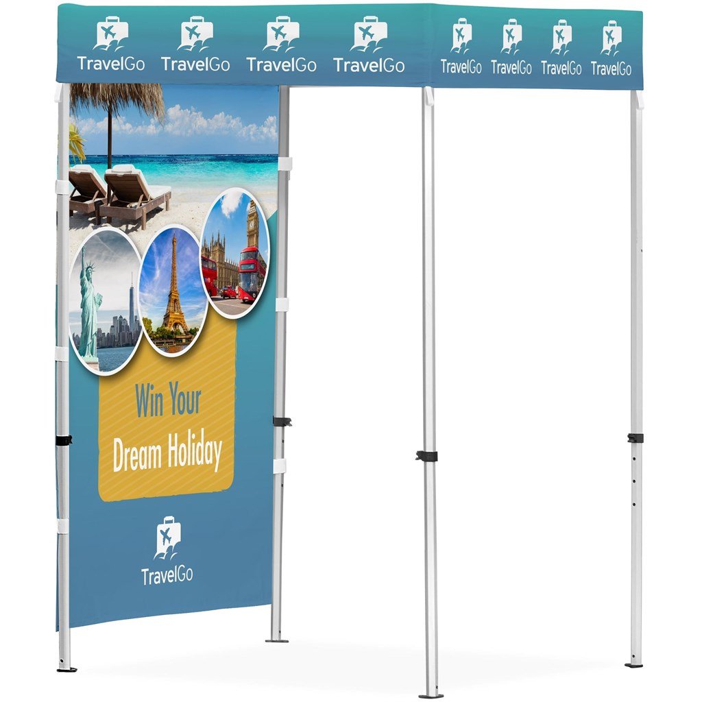 Ovation Sublimated Gazebo 1.5m X 1.5m - 1 Full - Wall Skin - Brand your company Logo! Get a quote - Promo Lingo