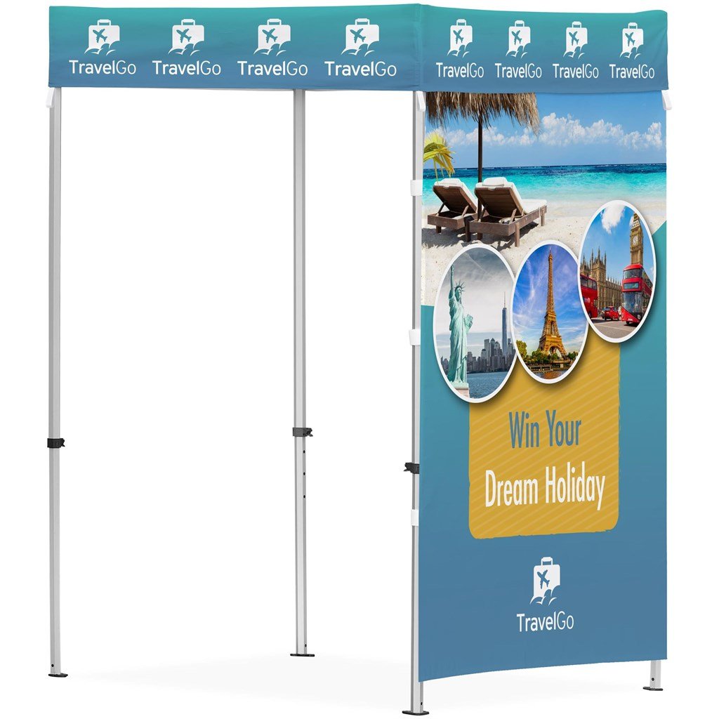 Ovation Sublimated Gazebo 1.5m X 1.5m - 1 Full - Wall Skin - Brand your company Logo! Get a quote - Promo Lingo
