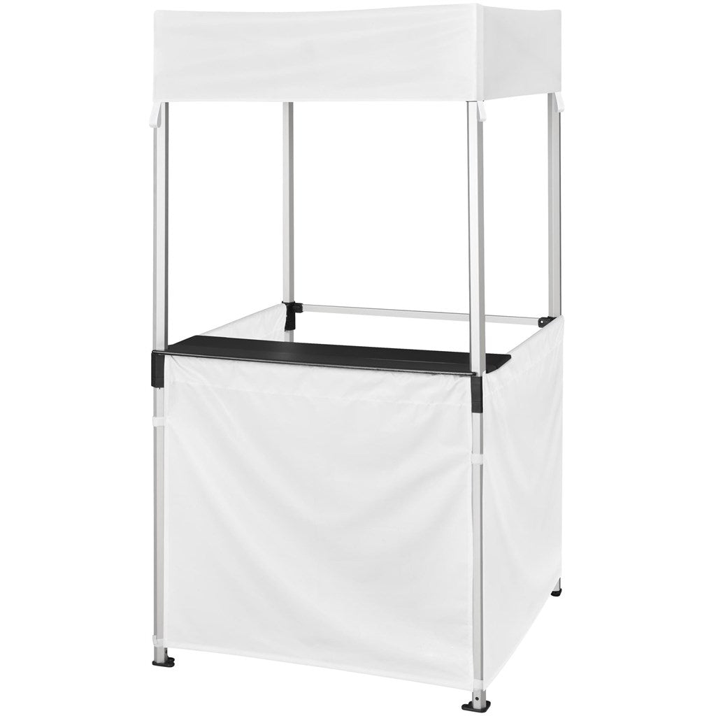 Ovation Sublimated Gazebo 1m X 1m Kiosk - 3 Half - Wall Skins - Brand your company Logo! Get a quote - Promo Lingo