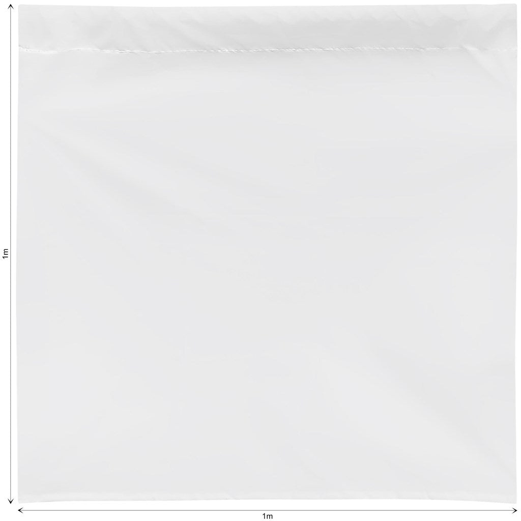 Ovation Sublimated Gazebo 1m X 1m Kiosk - Half Wall Fabric - Brand your company Logo! Get a quote - Promo Lingo