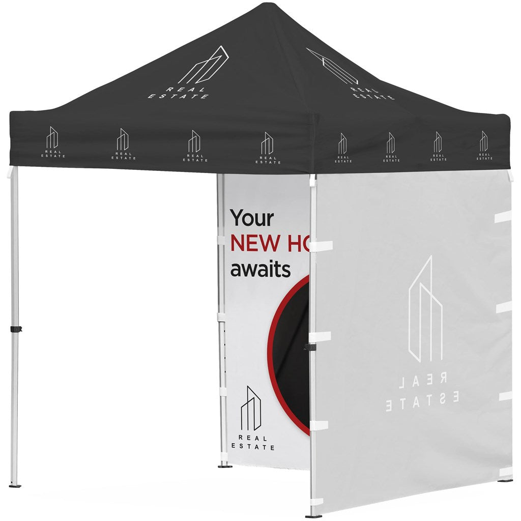 Ovation Sublimated Gazebo 2m X 2m Petite Frame - 2 Full - Wall Skins - Brand your company Logo! Get a quote - Promo Lingo