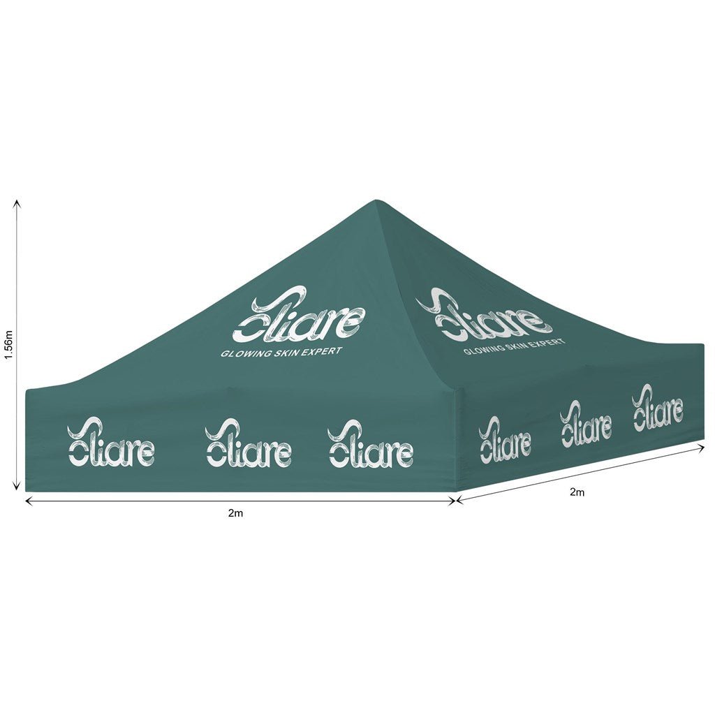 Ovation Sublimated Gazebo 2m X 2m - Roof Only Upgrade - Brand your company Logo! Get a quote - Promo Lingo