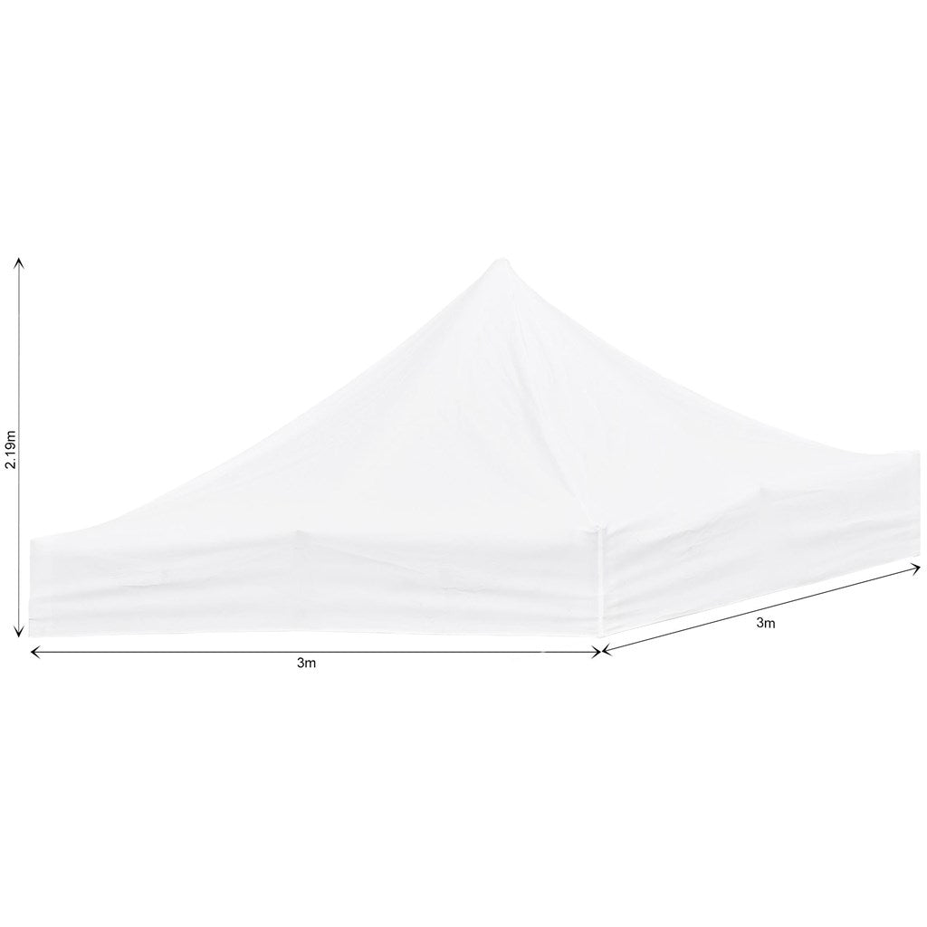 Ovation Sublimated Gazebo 3m X 3m - Roof Only, No Hardware - Brand your company Logo! Get a quote - Promo Lingo