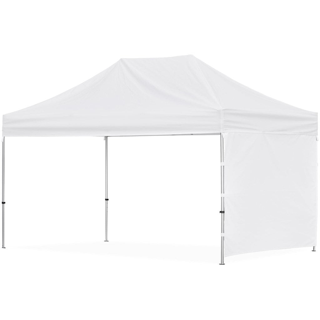 Ovation Sublimated Gazebo 4.5m X 3m - 1 Short Full - Wall Skin - Brand your company Logo! Get a quote - Promo Lingo