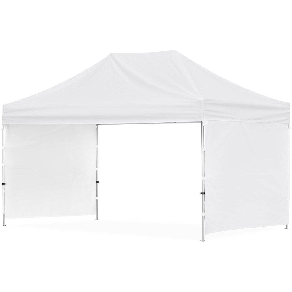 Ovation Sublimated Gazebo 4.5m X 3m - 2 Short Full - Wall Skins - Brand your company Logo! Get a quote - Promo Lingo