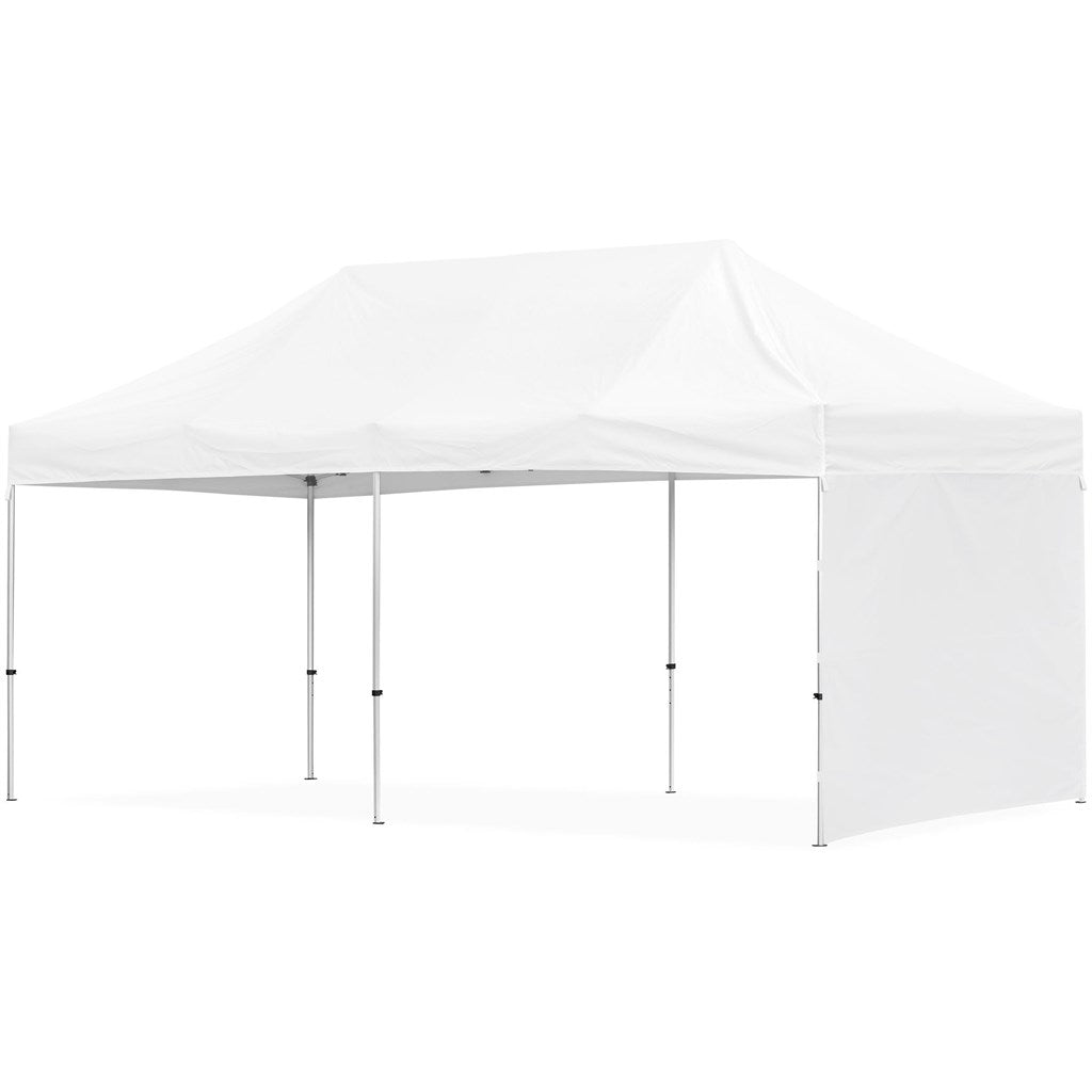 Ovation Sublimated Gazebo 6m X 3m - 1 Short Full - Wall Skin - Brand your company Logo! Get a quote - Promo Lingo