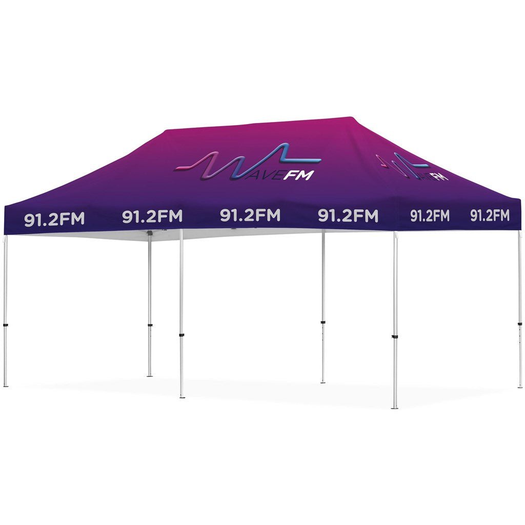 Ovation Sublimated Gazebo 6m X 3m - Brand your company Logo! Get a quote - Promo Lingo