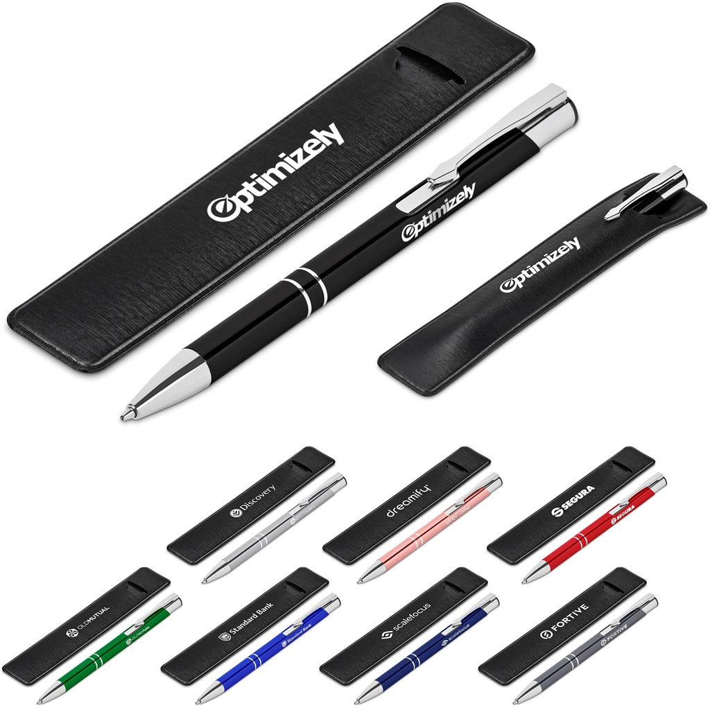 Panama Ball Pen In Pouch - Brand your company Logo! Get a quote - Promo Lingo