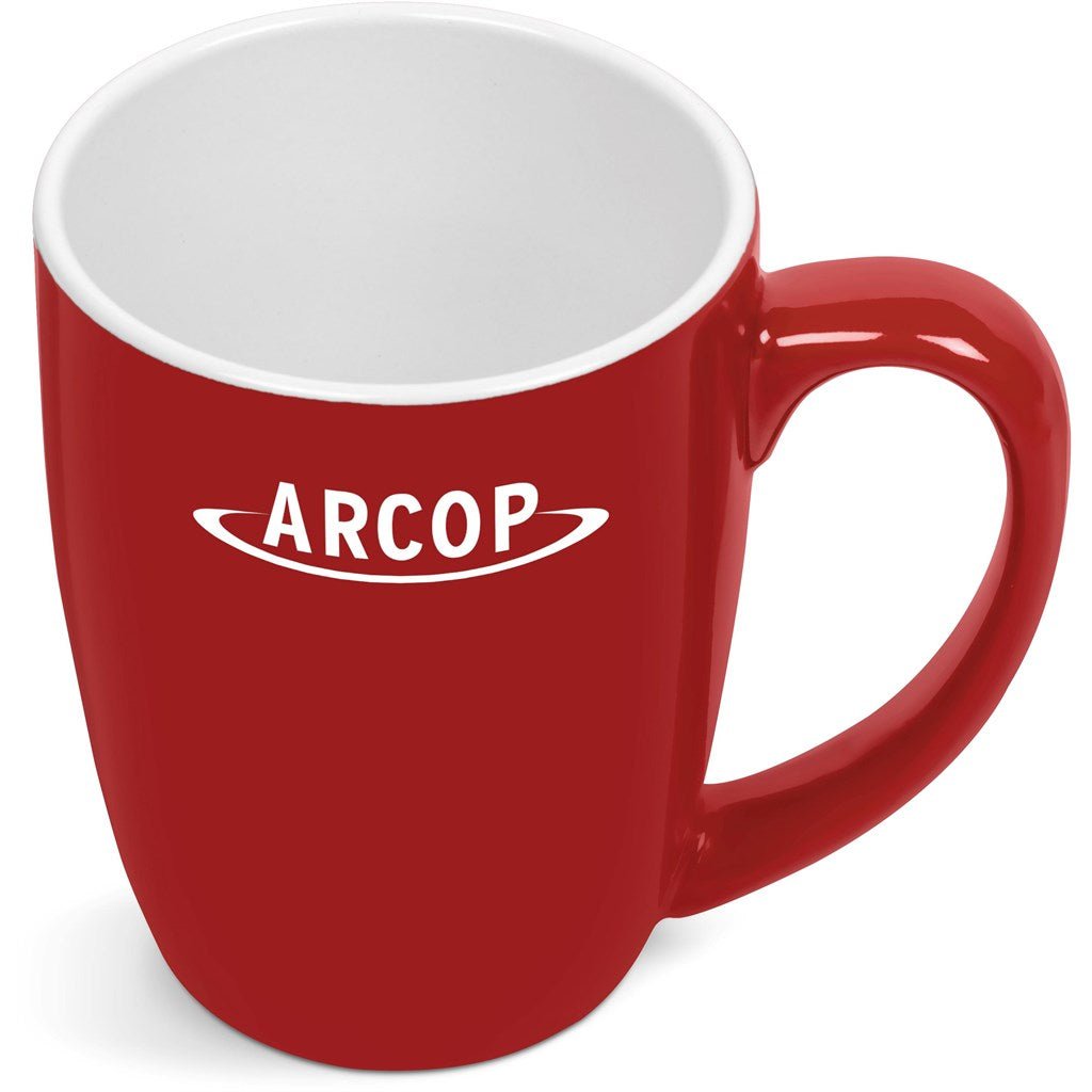 Payton Ceramic Coffee Mug - 325ml - Red - Brand your company Logo! Get a quote - Promo Lingo
