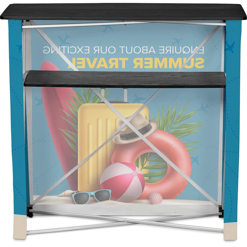 Pop Up Fabric Counter - Brand your company Logo! Get a quote - Promo Lingo
