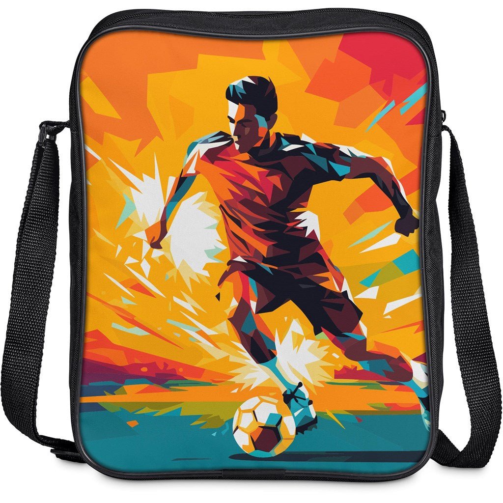 Pre - Printed Sample Hoppla A4 Crossbody Seminar Bag - Brand your company Logo! Get a quote - Promo Lingo