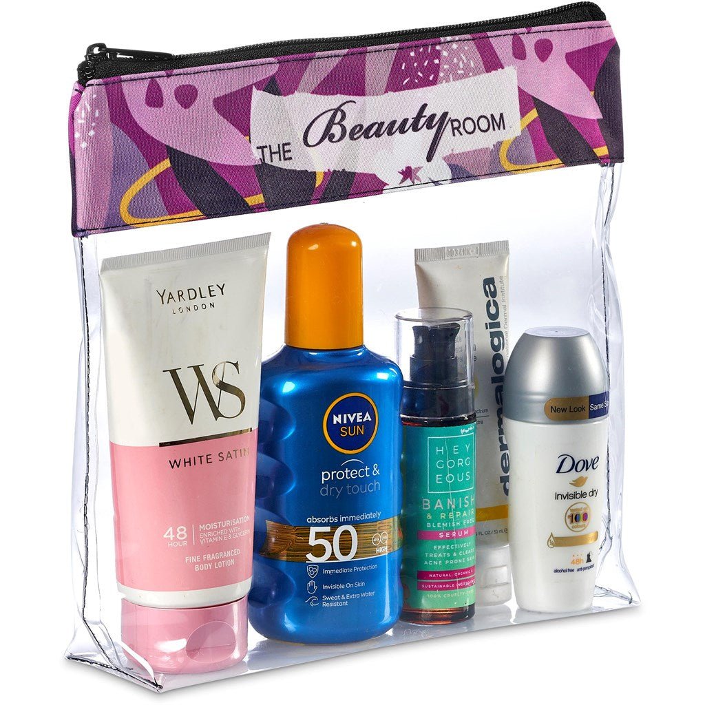 Pre - Printed Sample Hoppla Cleopatra Cosmetic Bag - Brand your company Logo! Get a quote - Promo Lingo