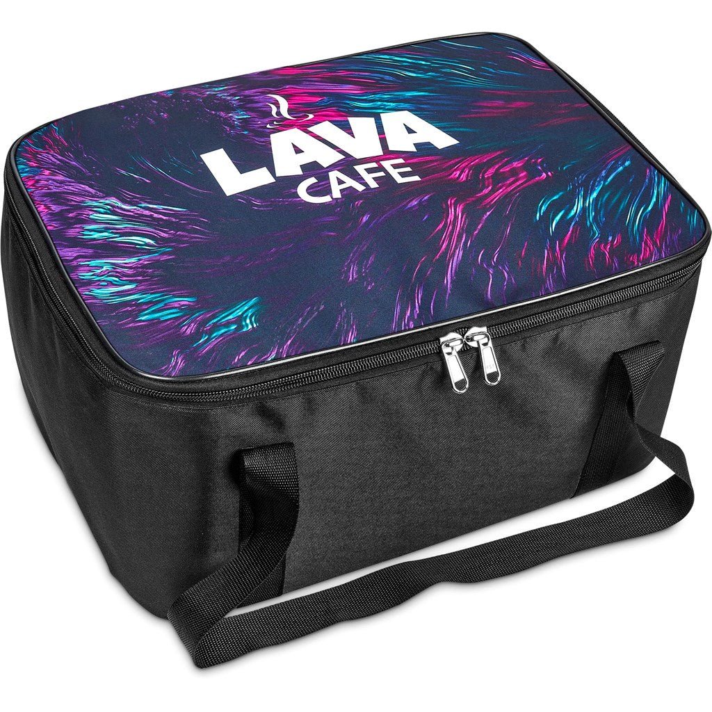 Pre - Printed Sample Hoppla Sudwala Food Delivery Cooler Bag - Brand your company Logo! Get a quote - Promo Lingo
