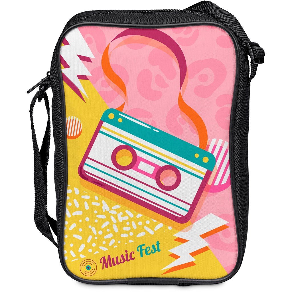 Pre - Printed Sample Hoppla Worldly Crossbody Bag - Brand your company Logo! Get a quote - Promo Lingo