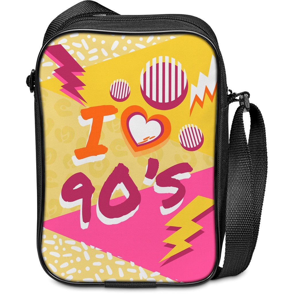 Pre - Printed Sample Hoppla Worldly Crossbody Bag - Brand your company Logo! Get a quote - Promo Lingo