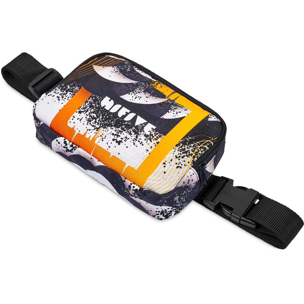 Pre - Production Sample Hoppla Blyde Polyester Waist Bag - Brand your company Logo! Get a quote - Promo Lingo