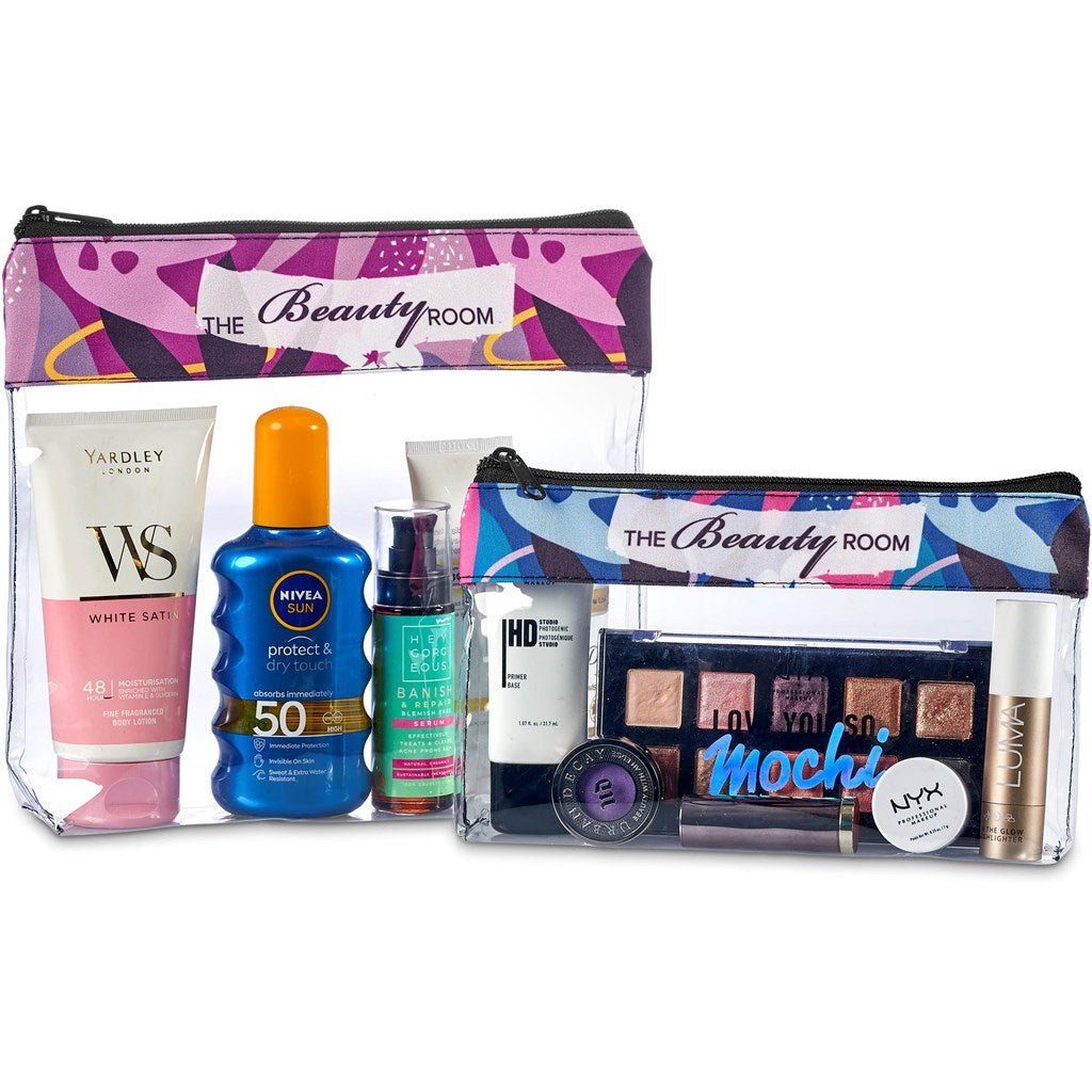 Pre - Production Sample Hoppla Cairo Cosmetic Bag - Brand your company Logo! Get a quote - Promo Lingo